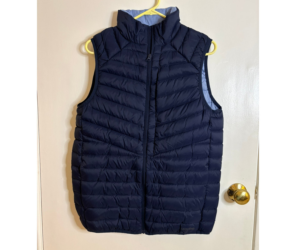 Lands End- Men's Wanderweight Packable Down Vest - Brand New